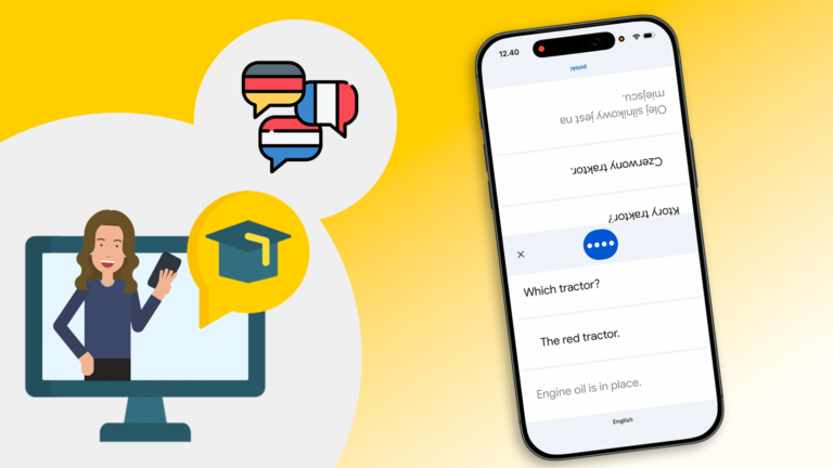 Have a conversation with your colleague in different languages